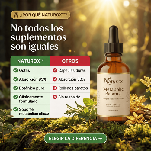 Naturox - Metabolic Balance Energía, Claridad y Metabolismo en Gotas