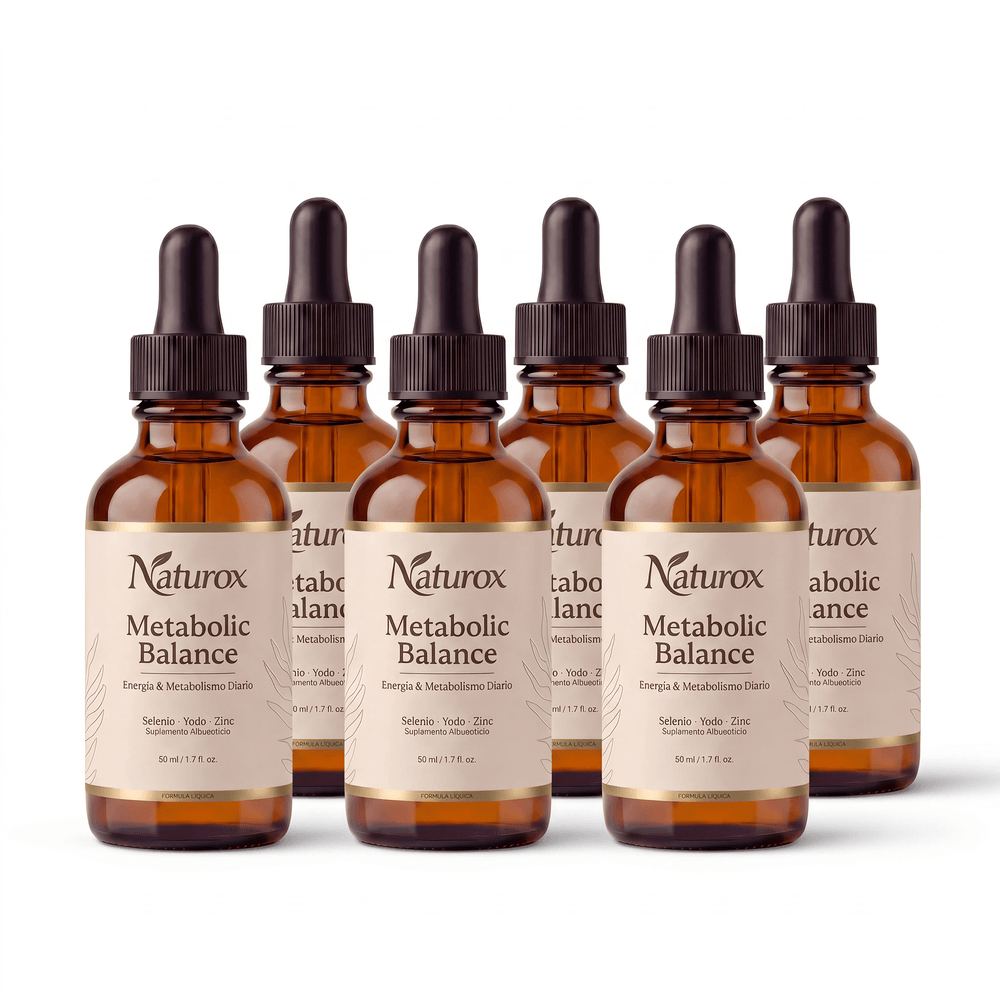 6 Frascos de Naturox Metabolic Balance
